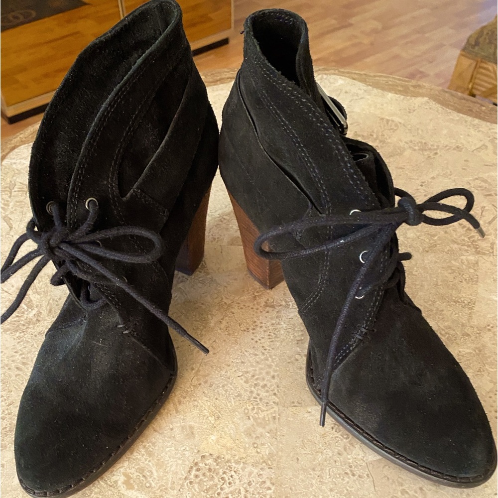 Luxury Rebel Black Suede Boots